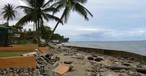 Strand in Gabons Hauptstadt Libreville: Die neuen Airlines wollen auch die Wirtschaft des Landes ankurbeln.