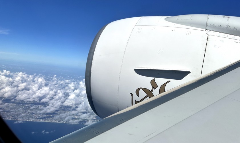 Boeing 777-300 ER von Emirates beim Anflug auf Miami: AM Sonntag wurde es brenzlig.