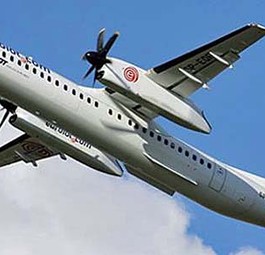 Dash 8 von Eurolot: Fliegen bald nicht mehr.