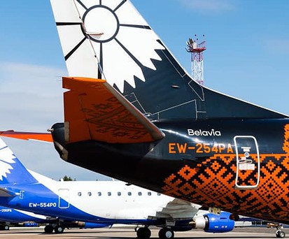 Flugzeuge von Belavia: Landen vorerst nicht in Tel Aviv.