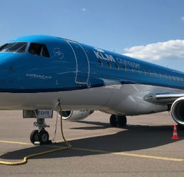 Mit Elektroflugzeugen könnte KLM neue Märkte erschließen