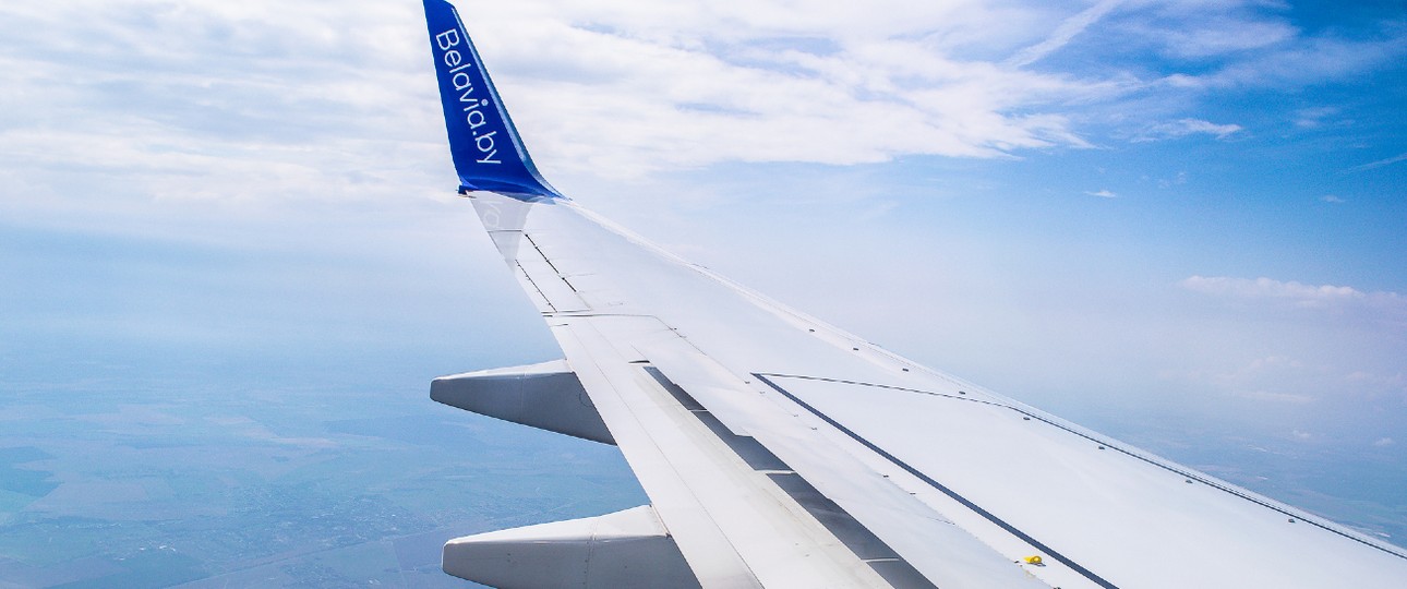 Blick aus einem Belavia-Jet: Richtung Tel Aviv bald länger möglich.