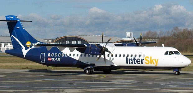 ATR72-600 von Intersky: Die Anschaffung der zwei Maschinen des Typs habe sich gelohnt, so die Airline.