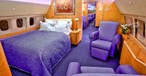 JetPurple Airwayz: Das Interieur der neuen Fluggesellschaft aus Arizona macht ihrem Namen alle Ehre.