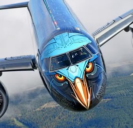Embraer E190-E2 in Tech-Eagle-Bemalung: Heimische Airlines sollen Embraer kaufen.