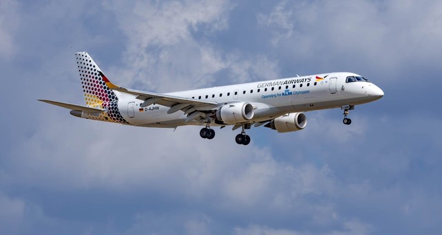embraer e190 german airways d ajhw 03