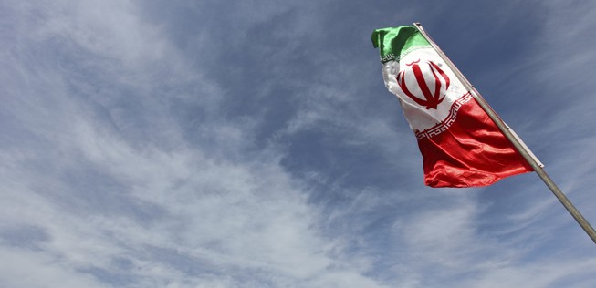 Iranische Flagge: Boeing wartet mit Geschäften in dem Land noch ab.