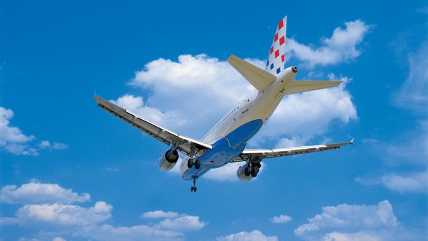 Airbus A320 von Croatia Airlines: Kriegsfolgen überwunden.