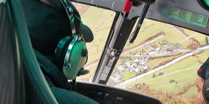 Eingesetzt werden Airbus Helicopters H125.