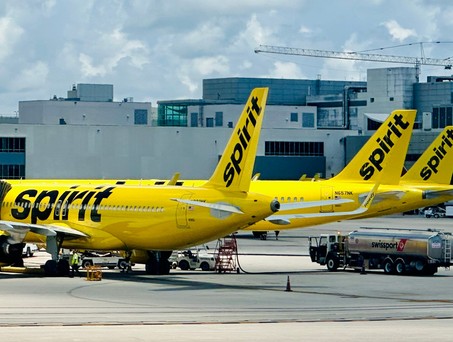 Flugzeuge von Spirit Airlines in Miami: Heben nicht mehr ab.