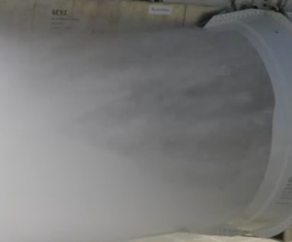 Das GE9X auf dem Wasserprüfstand: Extreme Bedingungen.