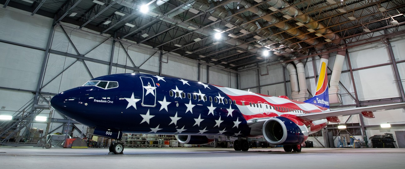 Zum 50-Jahr-Jubiläum schenkte sich Southwest Airlines die Freedom One.