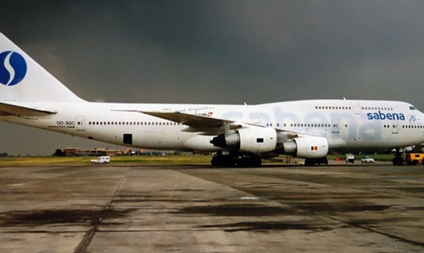 Boeing 747 von Sabena: Die ehemalige belgische Nationalairline stellte im November 2001 den Betrieb ein.