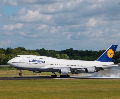 Landung einer Boeing 747 in Twente: Die Jumbo-Jets müssen nicht ewig bleiben.