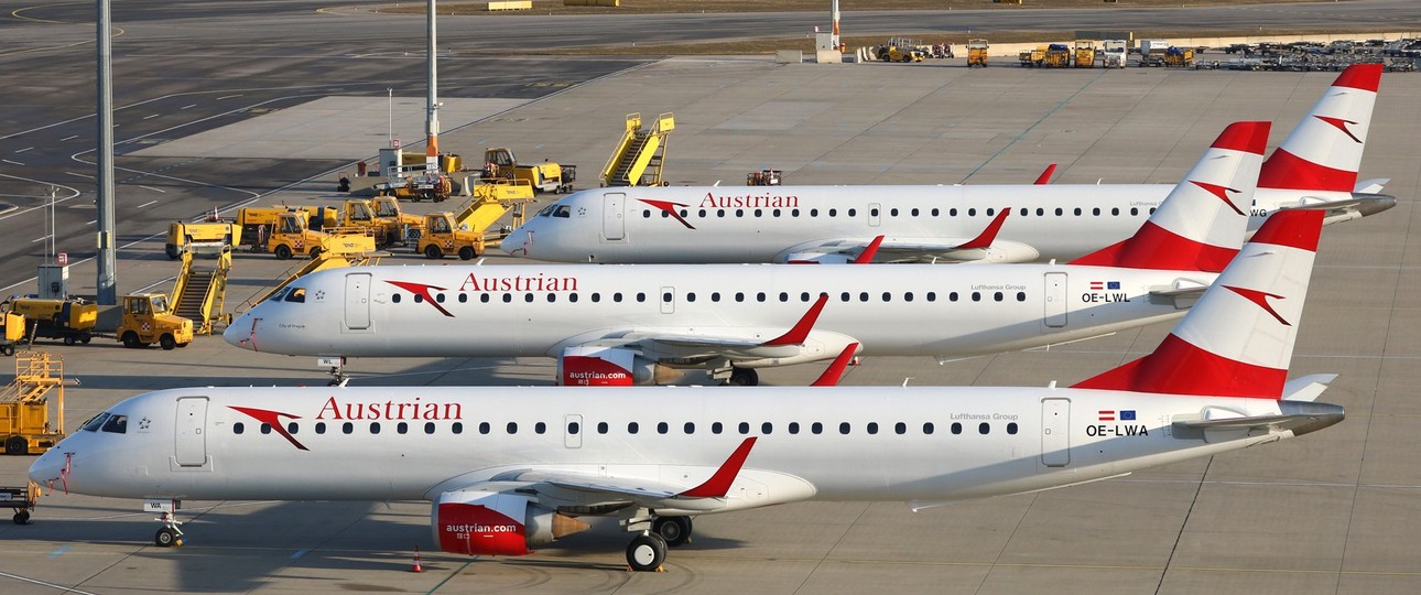 Embraer-Jets von Austrian Airlines: Ein Hersteller zu viel in der Flotte?