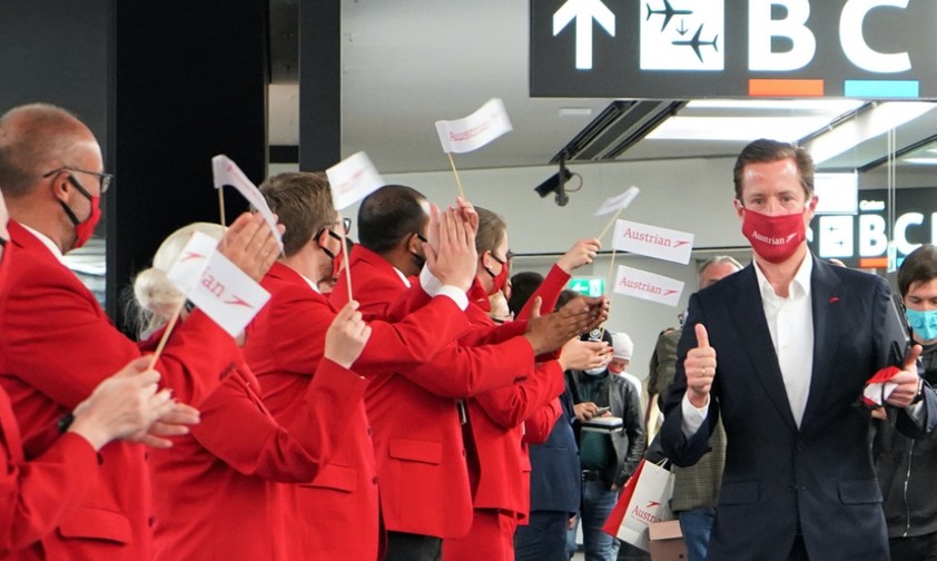 Alexis von Hoensbroech beim Neustart von Austrian Airlines: Schlechtes Timing.