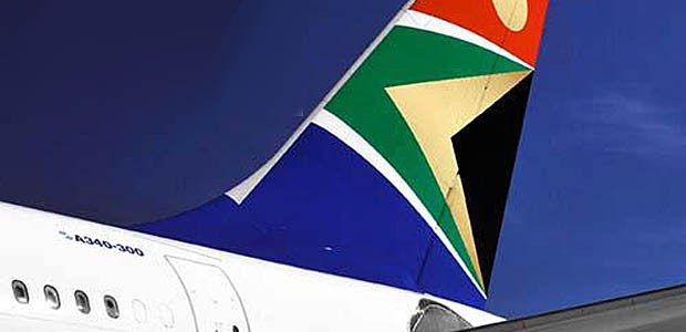 Heckflosse von South African: Die Airline steckt in großen Problemen.