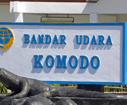 Flughafen Komodo: Nur eingeschränkt nutzbar. 