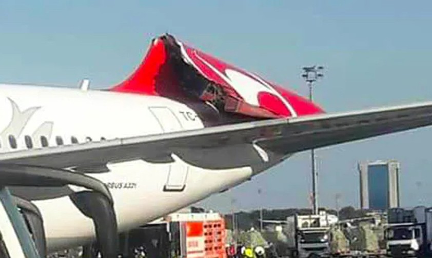 Nach Kollision <a href="https://www.aerotelegraph.com/airbus-a330-rasiert-leitwerk-eines-a321-ab">abgeknicktes Leitwerk (Istanbul 2018)</a>: Solche Zwischenfälle könnte man verhindern.