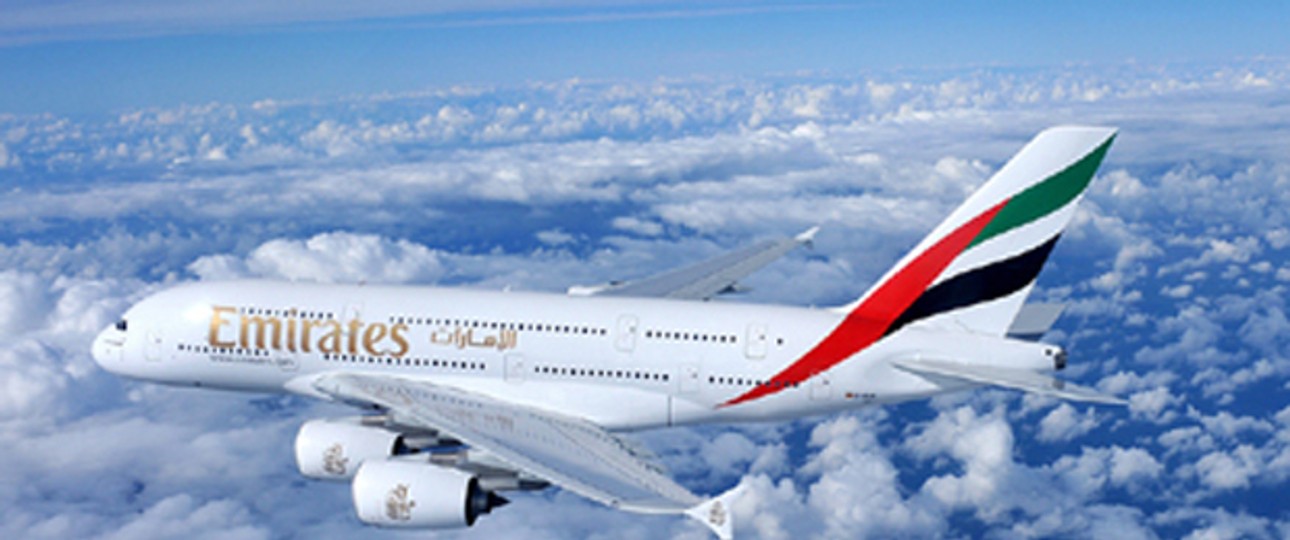 Airbus A380: Für Emirates fliegtd er Superjumbo noch zuwenig weit.