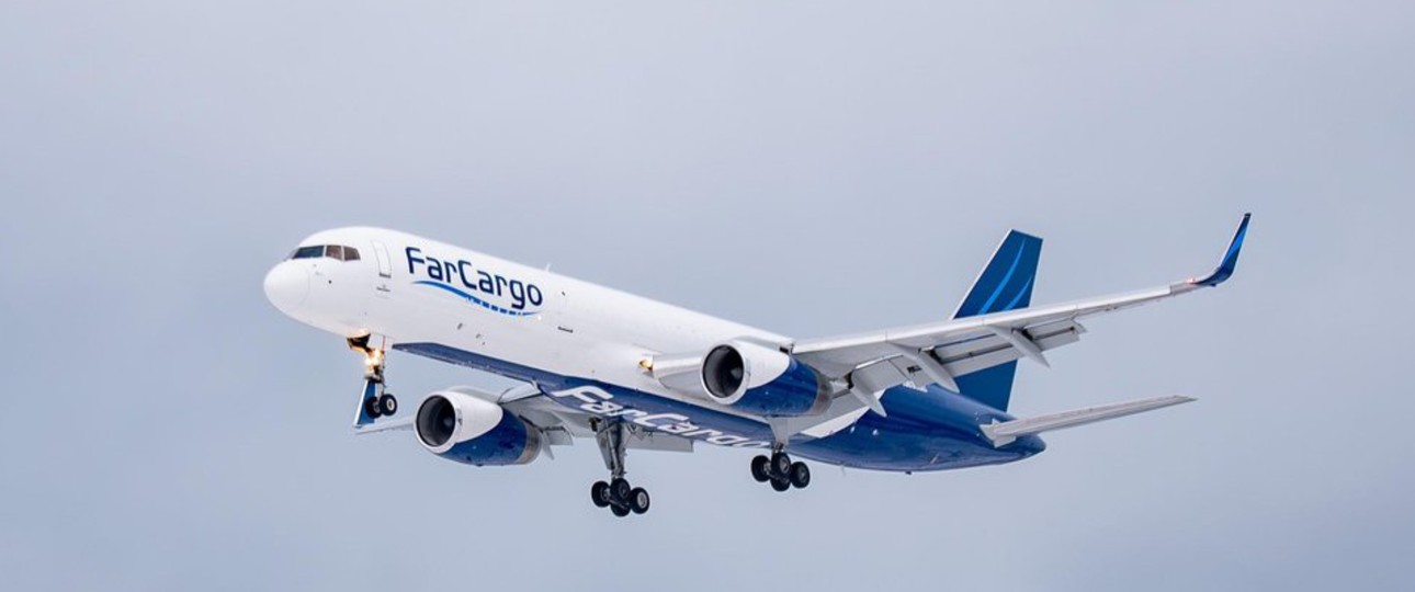 Die Boeing 757-200 von Farcargo: Die Airline machte eine vierwöchige Zwangspause durch.