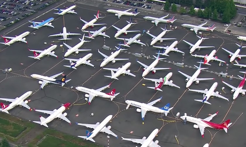 Boeing-Werk in Renton: So voll war es dort schon im Juni.