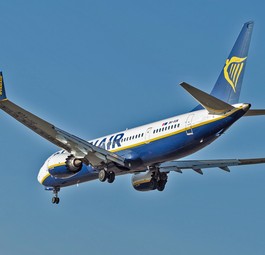 Boeing 737 max von Ryanair: Unfaire Beihilfen am Flughafen Hahn kassiert.