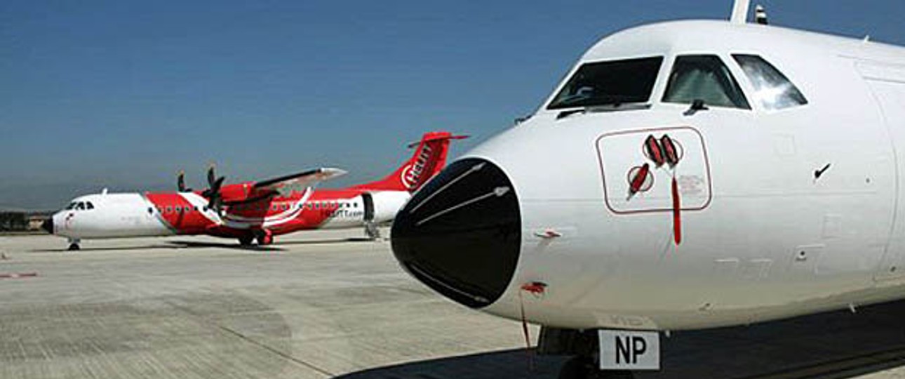 ATR 72 von Helitt: Die Maschinen stehen nun am Boden.