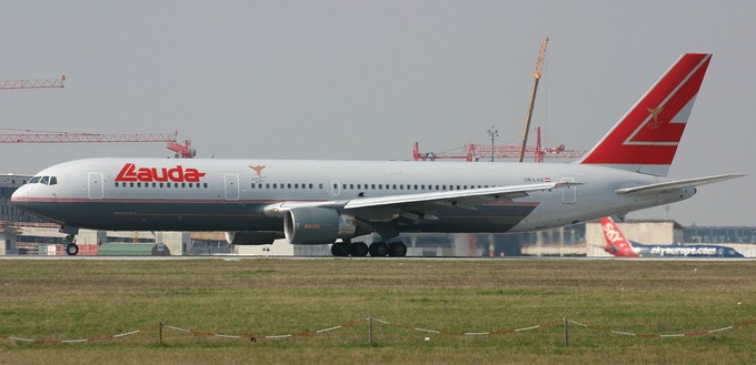 Die OE-LAX flog einst für Lauda Air.