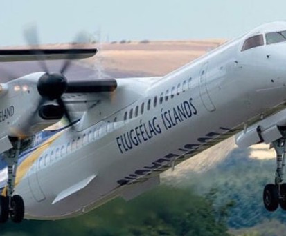 Bombardier Dash 8 von Air Iceland Connect: Die Fluggesellschaft setzt auf mehr Internationalität.