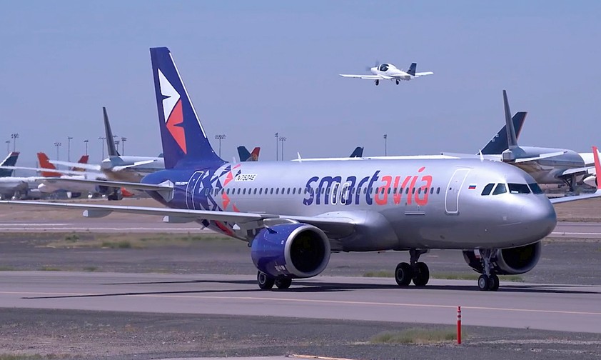 Airbus A320 Neo von Smartavia: Die Flotte soll kräftig wachsen.