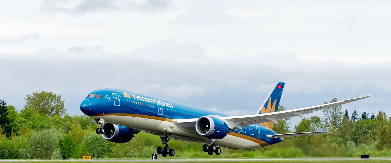 Dreamliner von Vietnam Airlines: Zwischen Hanoi und Ho Chi Minh City unterwegs.