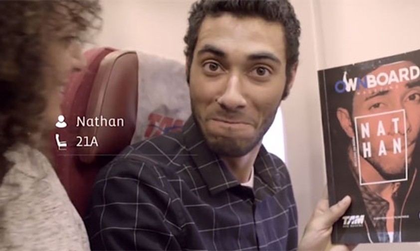 Personalisiertes Bordmagazin: Dank Facebook wusste die Airline über die Vorlieben der Passagiere Bescheid.