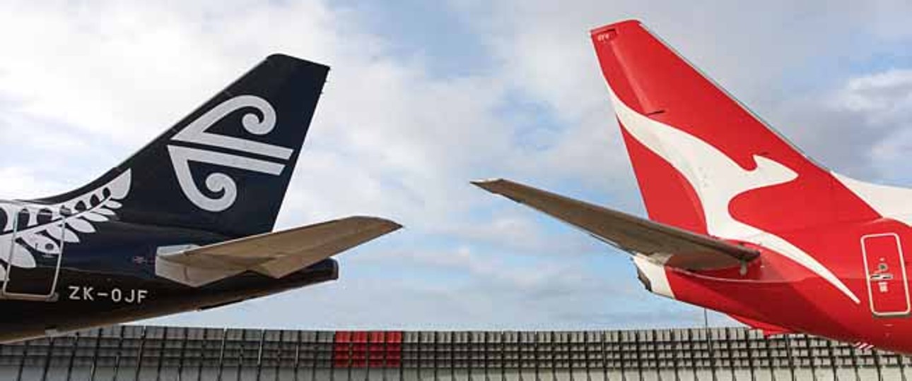 Flieger von Air New Zealand und Qantas: Gemeinsam vermarktete Flüge.