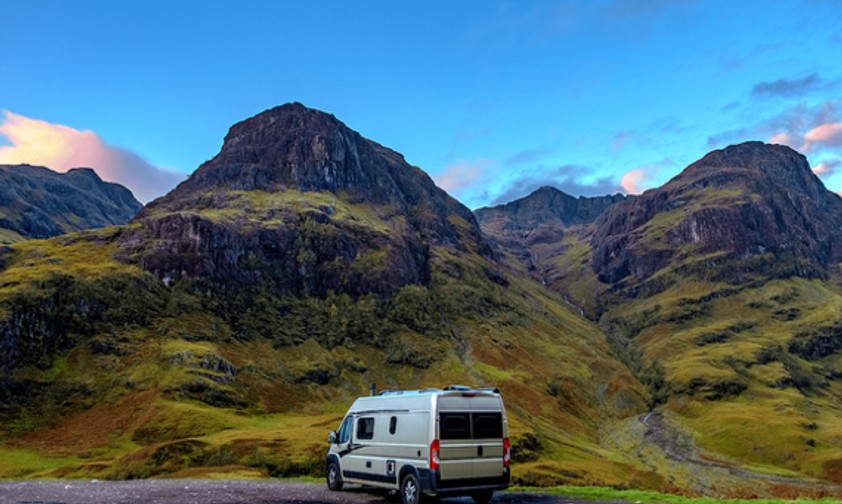 Mit dem Campervan unterwegs in Schottland