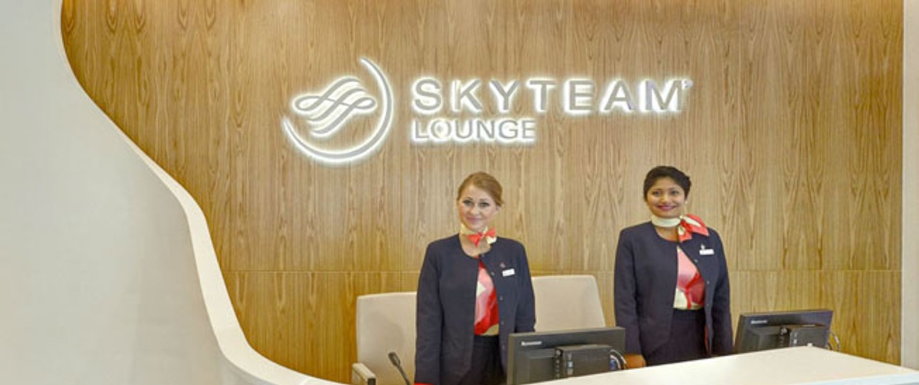 Skyteam-Lounge in Dubai: Schauen hier bald auch Passagiere von Gol und Jet Airways vorbei?
