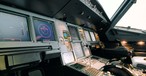 Cockpit der Airbus A320-Familie: Zielort war nicht im Bordsystem eingetragen