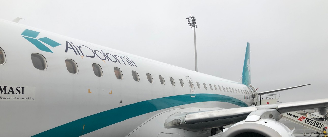 So sahen die Flieger von Air Dolomiti bisher aus...