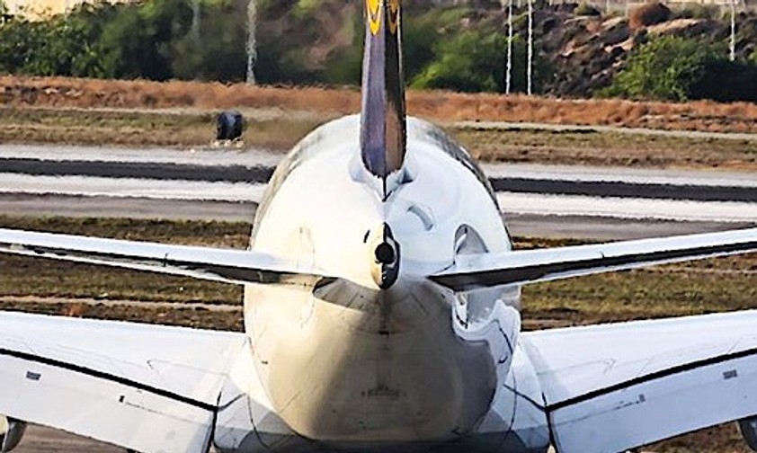 Airbus A380 von Lufthansa: Probleme mit einem Akku.