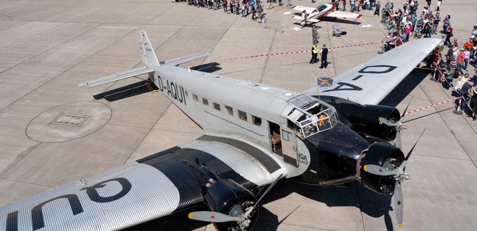 2018 war die Ju-52 noch bei der Internationalen Luft- und Raumfahrtausstellung ILA in Berlin zu bestaunen.