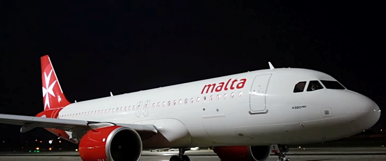 Airbus A320 Neo von KM Malta Airlines: Solch ein Jet wurde besudelt.