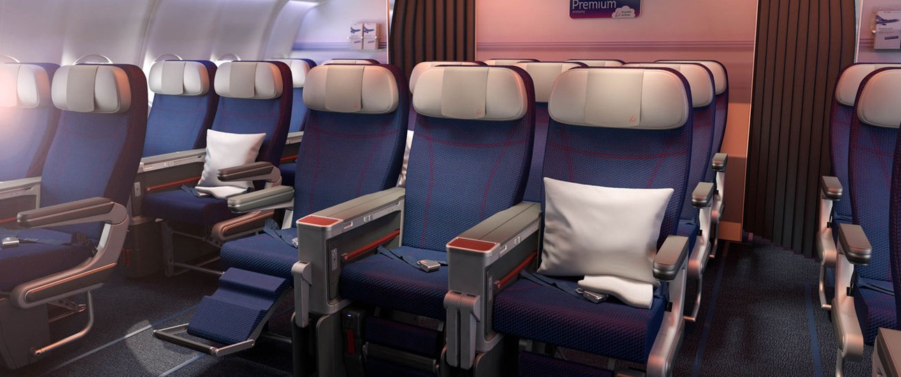 Visualisierung der Premium-Economy-Sitze im A330 von Brussels Airlines: So sollen sie aussehen.