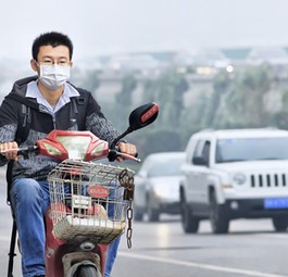 Smog in Peking: Führt zu Verspätungen.