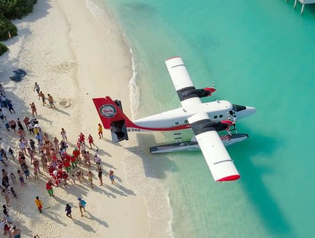 De Havilland DHC-6 Sea Otter auf den Malediven: Isla Air Express plant einen Wasserflugzeug-Betrieb zwischen Mallorca, Ibiza und Menorca.