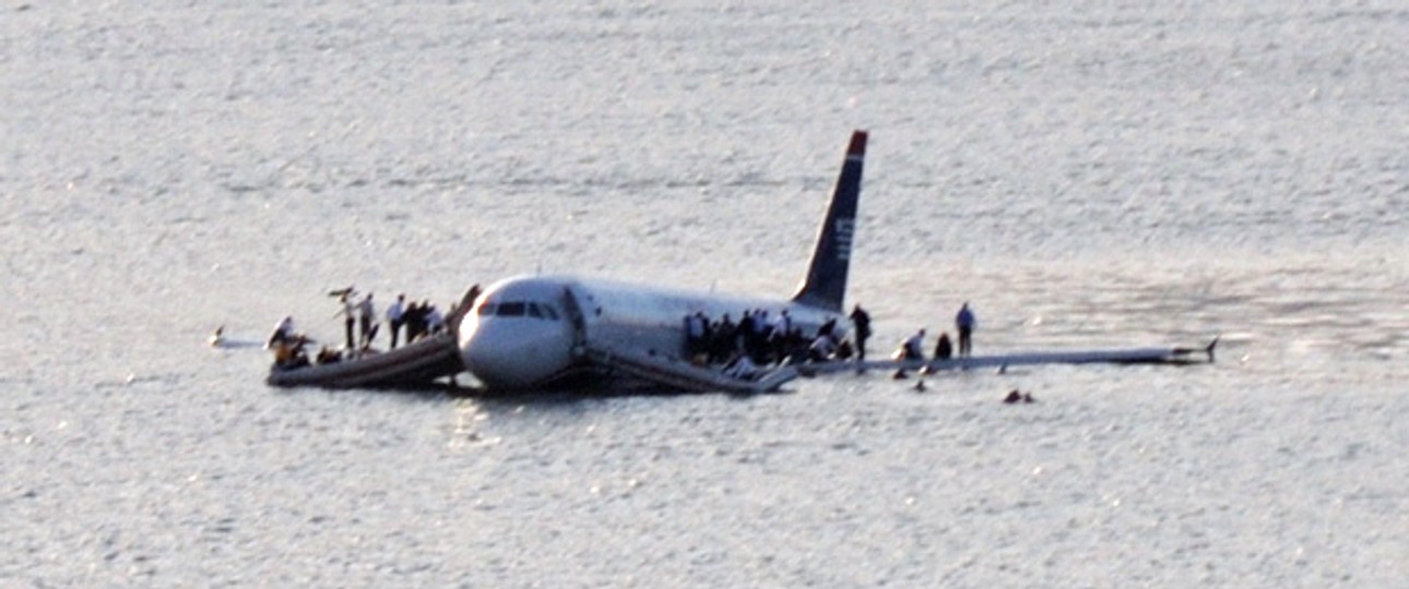 Notwasserung im Hudson River: Glück und viel Können.