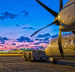 ATR 72 von Etihad Regional in Rom: Von der italienischen Hauptstadt fliegen die Schweizer für Alitalia unter anderem nach Ancona.