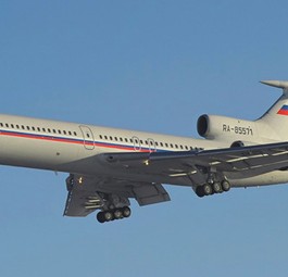 Tupolev Tu-154 der russischen Armee: Ein solches Flugzeug stürzte ab.