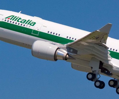 Jet von Alitalia: Die Airline bekam mehrmals Hilfe vom Staat.