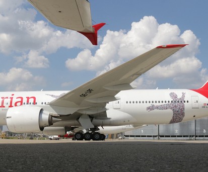 Boeing 777 von Austrian Airlines: Wieder unterwegs nach Japan.