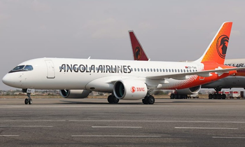 Der erste Airbus A220 von TAAG in Luanda: Der Jet ...